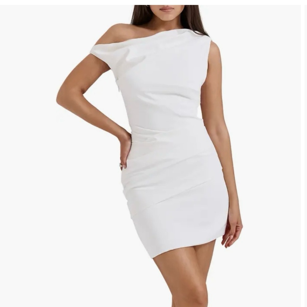 House of cb Artemides one shoulder mini dress